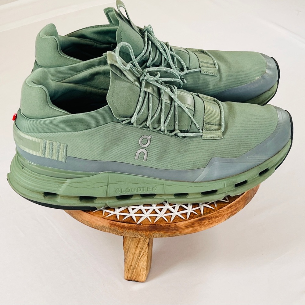 On Cloudnova Sensa‎ Fern Green Running Shoes Men's Size 10.5 Sneakers